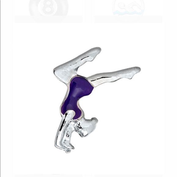 Origami Owl Jewelry - 3/$15 🖤 Origami Owl Gymnastics Charm Sports